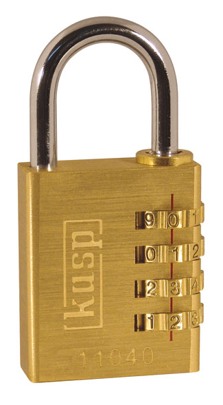 KASP Brass combination padlock