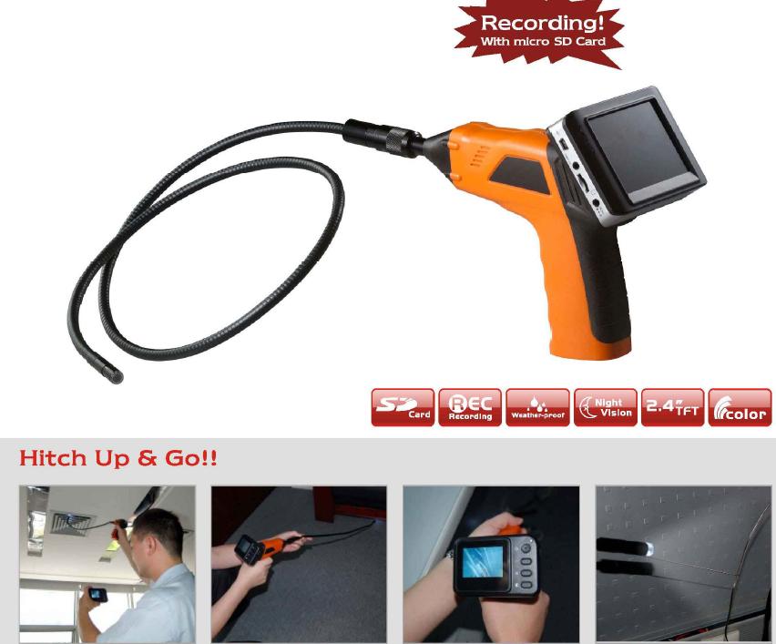 SAFTEC Inspection camera with recording