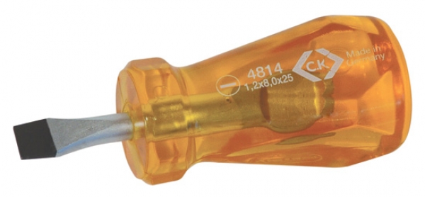 C.K. HD Slotted Stubby Screwdriver