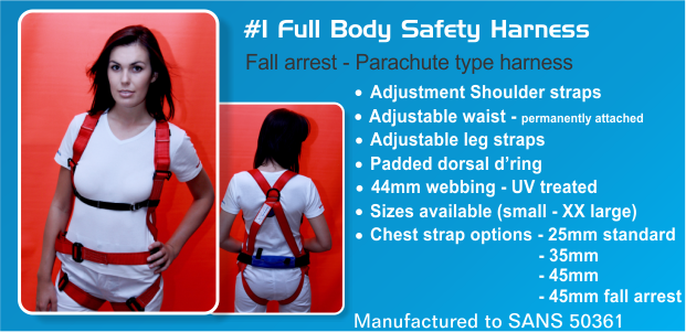 SpiderWebb #1 Full body safety harness