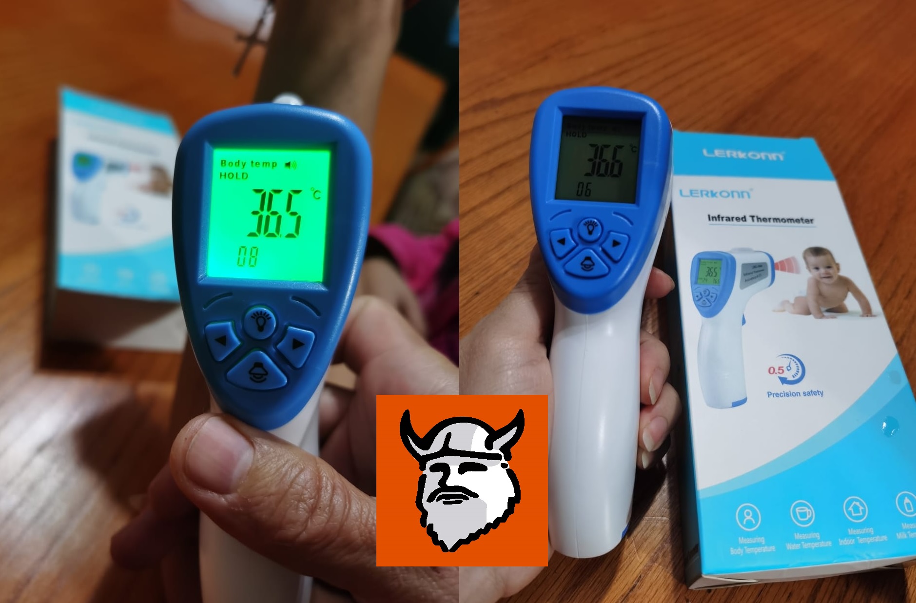 Instruments IR Thermometer with Body Temp