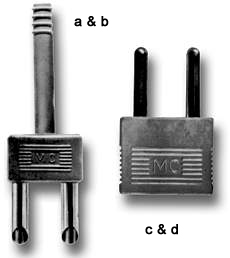 MULTI-CONTACT 4mm short-circuit plugs
