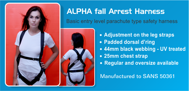 SpiderWebb Alpha fall arrest harness